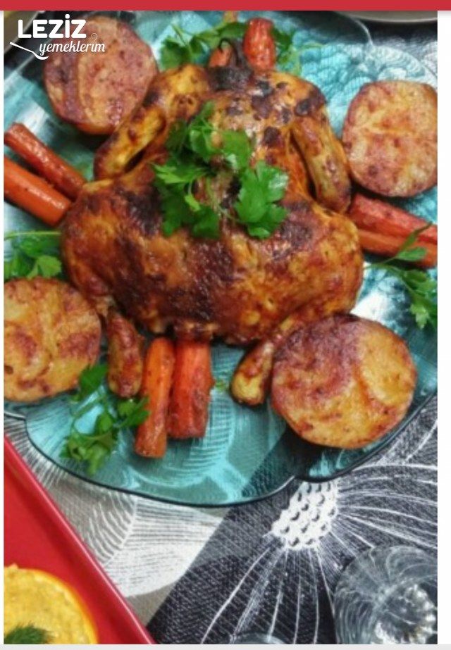 Fırında Tüm Tavuk Özel Tarifim