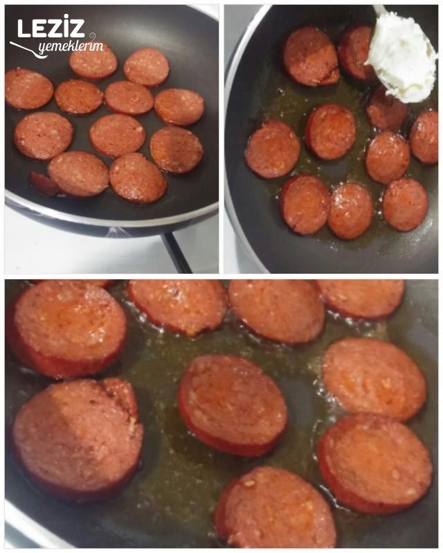 Sucuklu Yumurta Yapımı