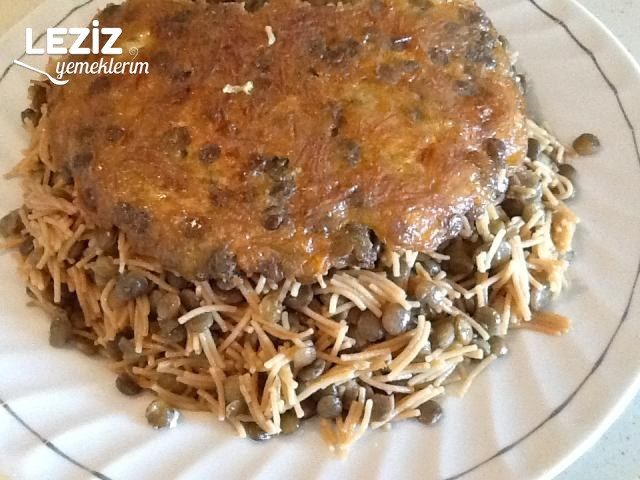 Tel Şehriyeli Ve Yeşil Mercimekli Pilav