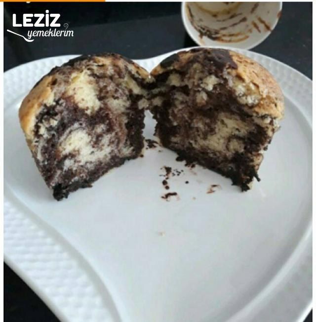 Kağıt Bardakta Mermer Kek Tarifi