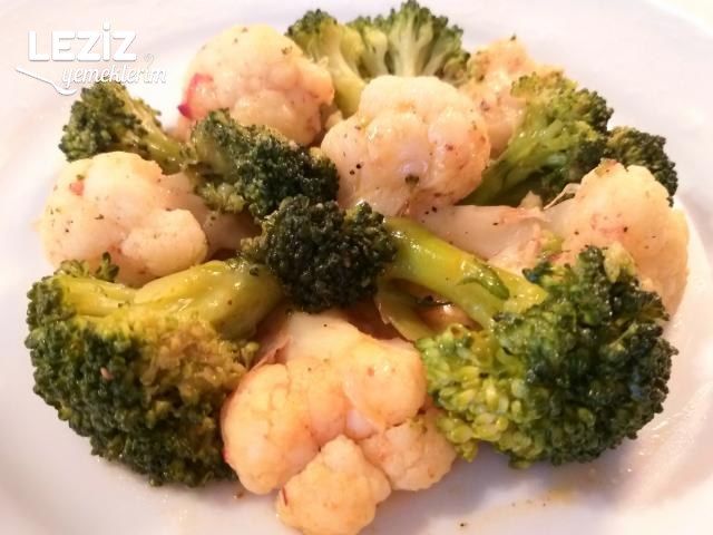 Enfes Soslu Karnabahar Ve Brokoli