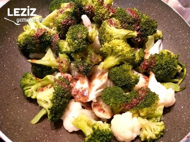 Enfes Soslu Karnabahar Ve Brokoli