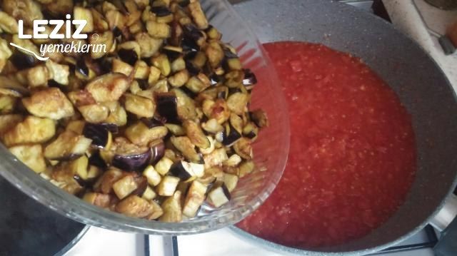 Dondurucu İçin Soslu Patlıcan Kızartması