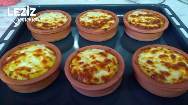 Fırında Patates Püreli Kaşarlı Tavuk