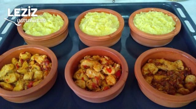 Fırında Patates Püreli Kaşarlı Tavuk