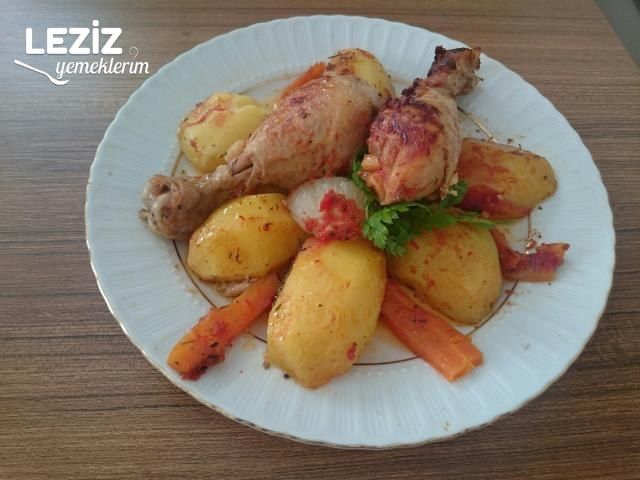 İftara Pratik Tavuk Patates