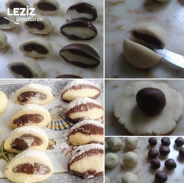 İki Renkli Kurabiye (Bayılacaksınız)