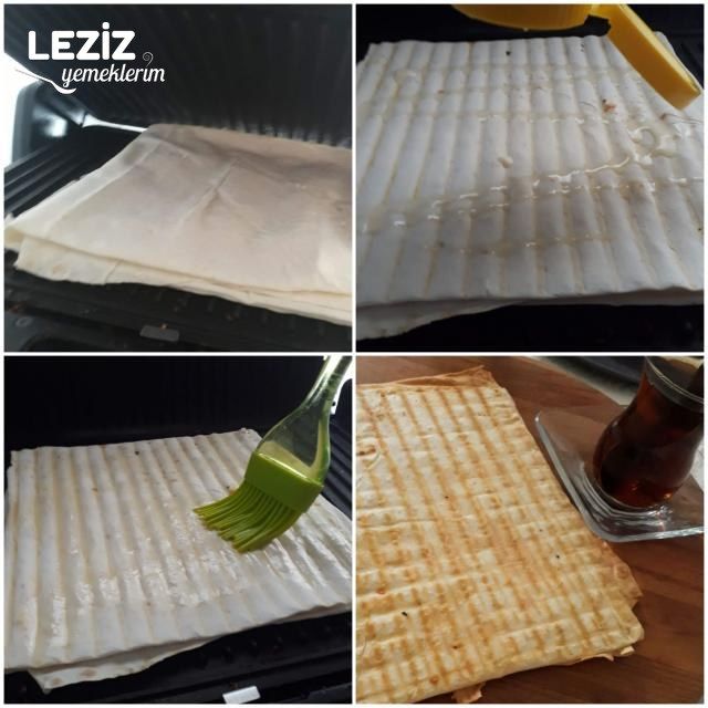 Tost Makinasında Kolay Gözleme