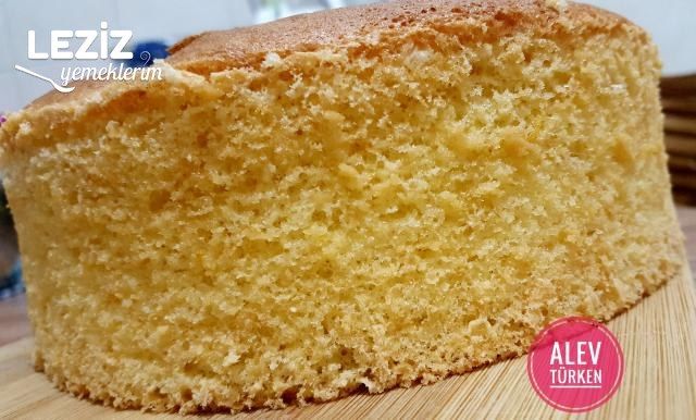 Dünyanın En Sünger Aromalı Ev Pandispanyası (Yumurta Kokusuz)