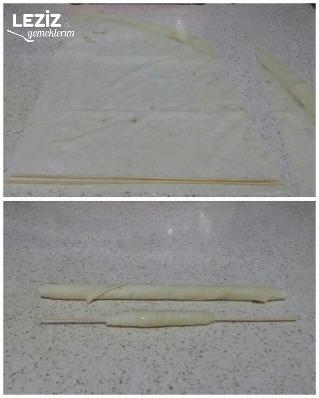 Enfes Şiş Mantısı (Yufka Mantısı) Tarifi