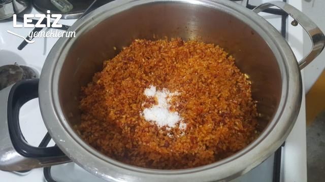 Nohutlu Tavuklu Bulgur Pilavı