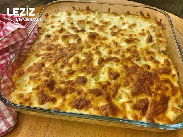 Fırında Beşamel Soslu Nefis Makarna