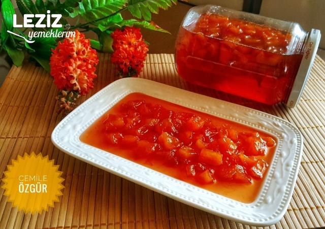 Şeftali Reçeli Yapımı