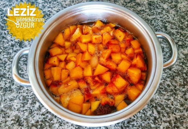 Şeftali Reçeli Yapımı