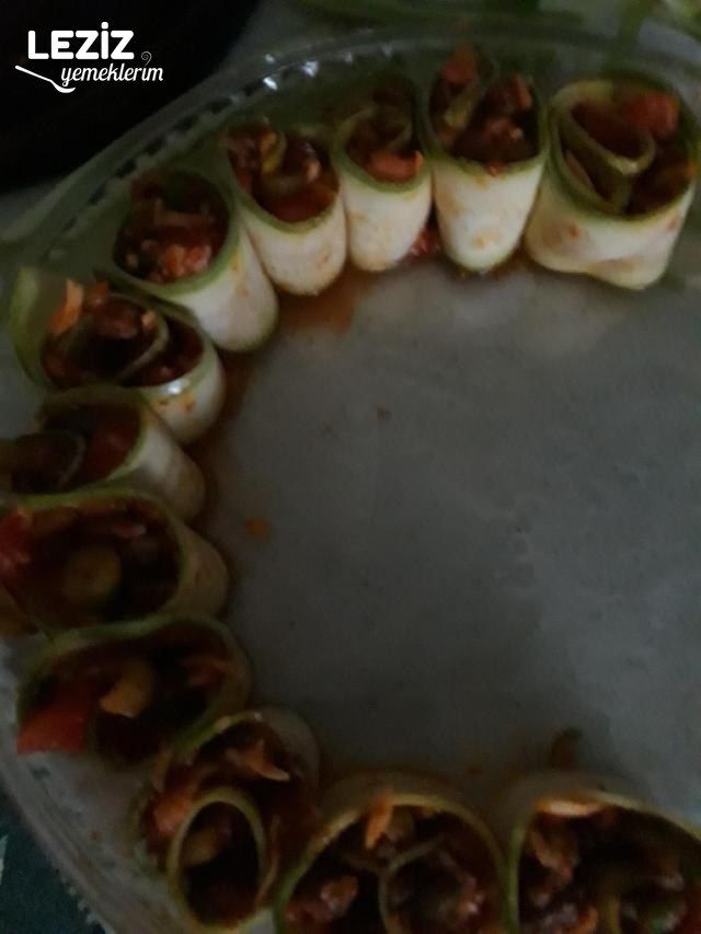 Fırında Kıymalı Kabak