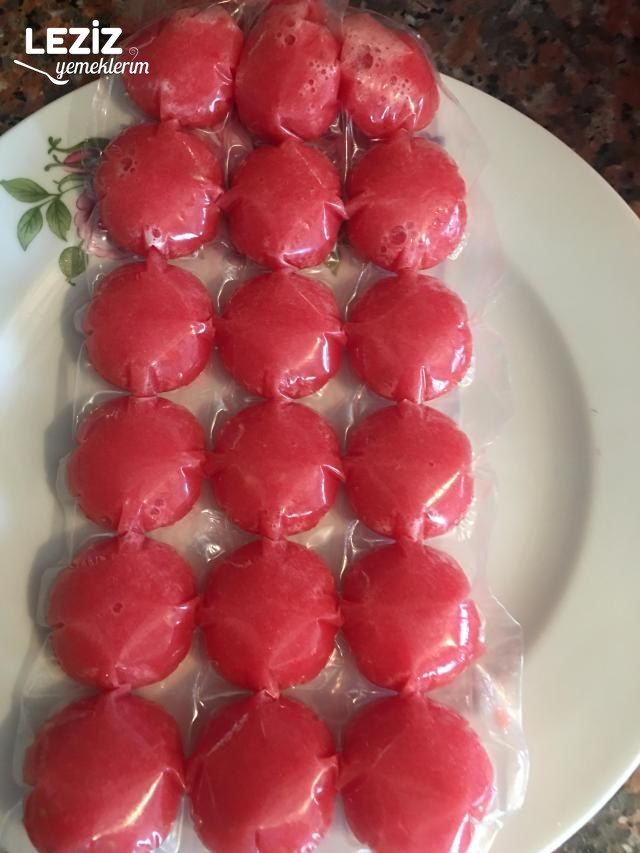 Derin Dondurucuda Domates