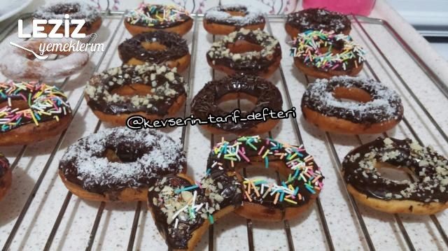 Pişi Hamurundan Donut (Yağ Çekmeyen Mayasız)