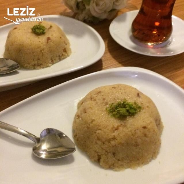 Dondurmalı Bademli İrmik Helvası