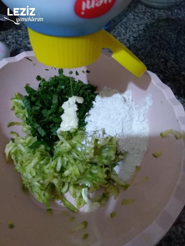 Muffin Kalıbında Mücver Tarifi