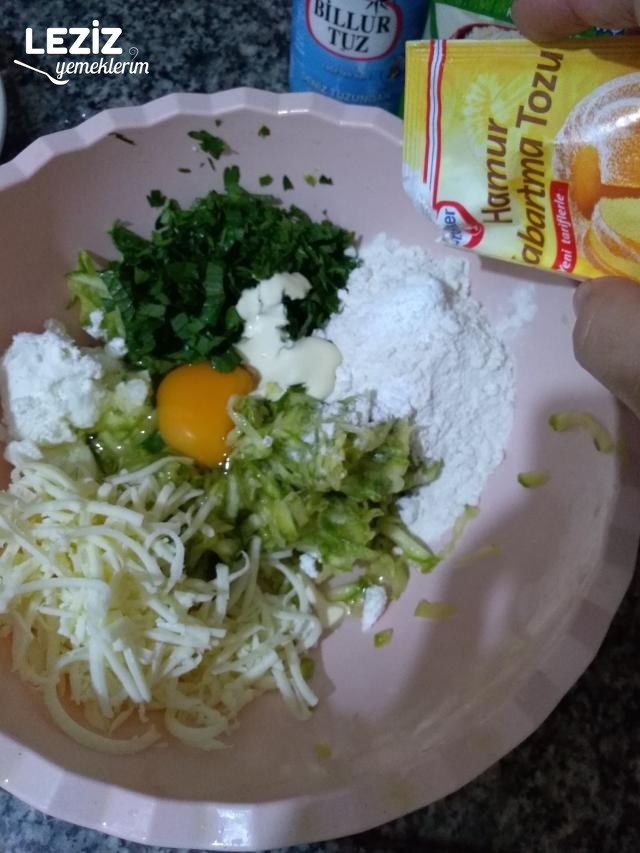 Muffin Kalıbında Mücver Tarifi