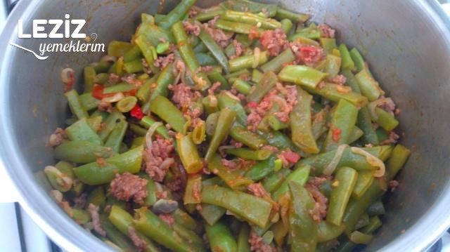 Lokum Gibi Kıymalı Taze Fasulye