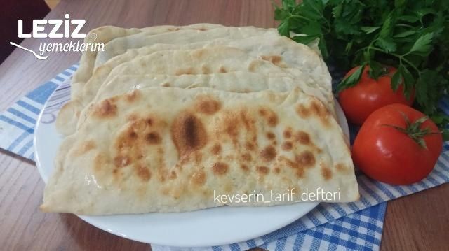 Tavada Peynirli Gözleme Tarifi (El Açması)