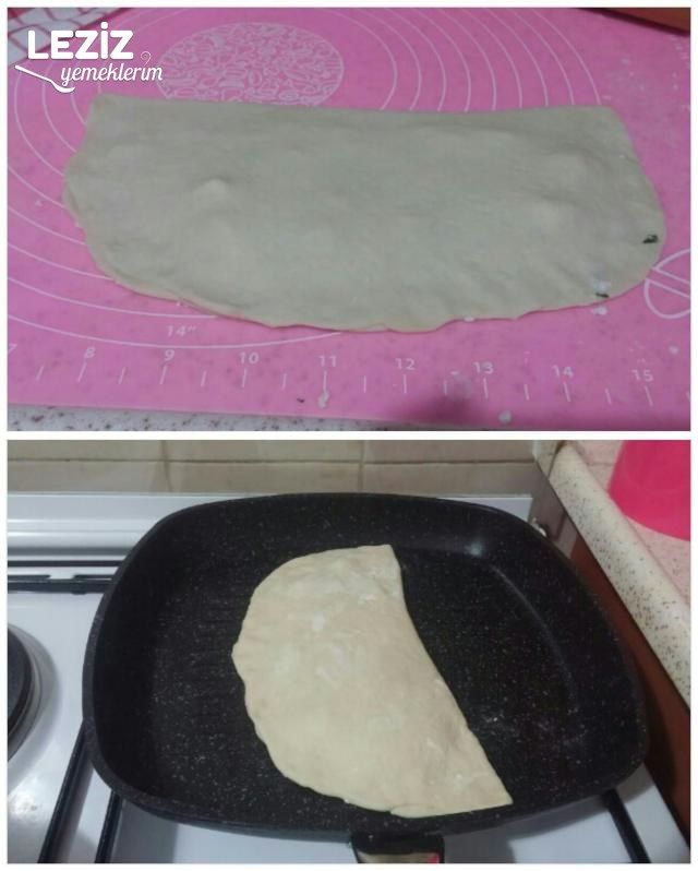 Tavada Peynirli Gözleme Tarifi (El Açması)