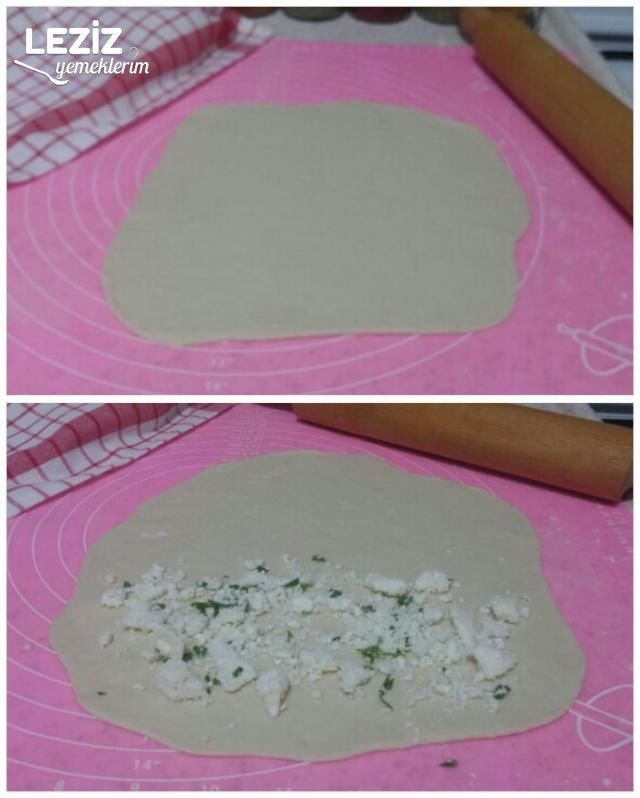 Tavada Peynirli Gözleme Tarifi (El Açması)