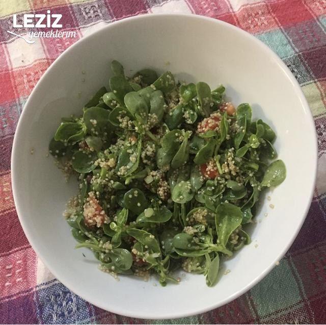 Kinoalı Semizotu Salatası