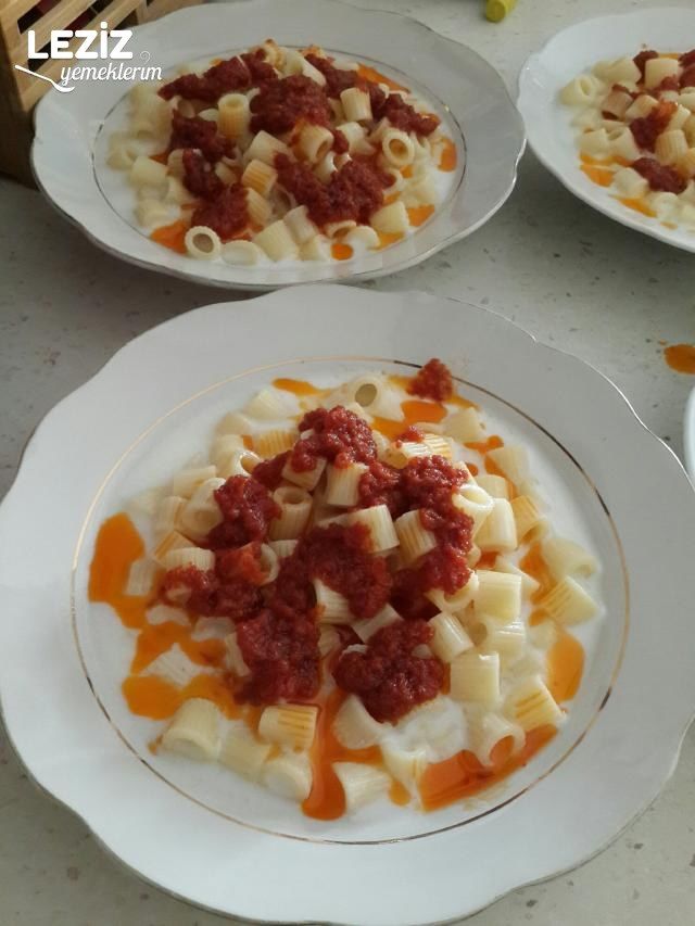 Mantı Tadında Makarna Tarifi