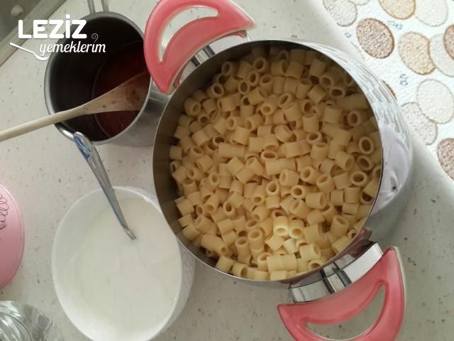 Mantı Tadında Makarna Tarifi