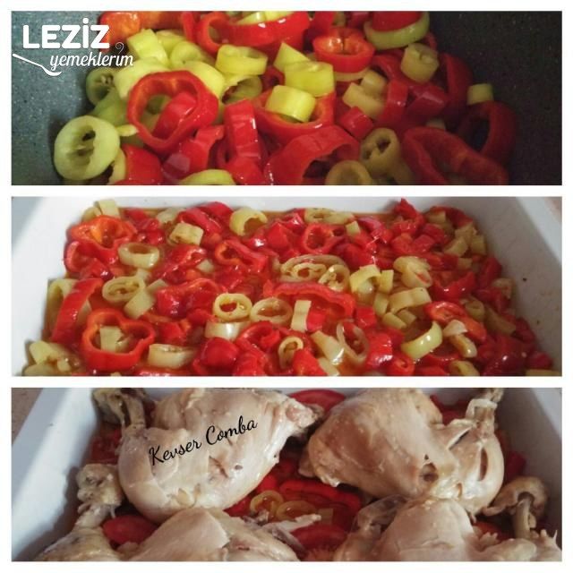 Soslu Ve Biberli Tavuk Butları