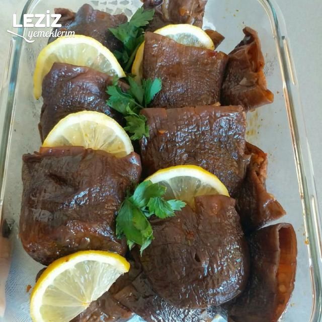 Kuru Patlıcan Dolması Yapımı