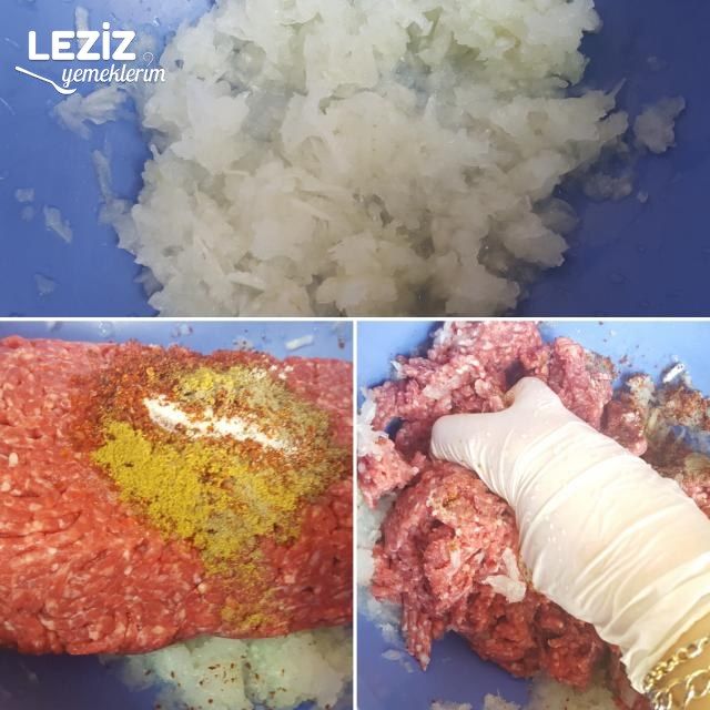 Pratik Fırında Köfteli Patlıcan Dizme (Lezzeti Şahane)