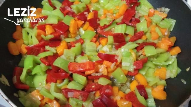 Fırında Patates Püreli Sebzeli Mantar