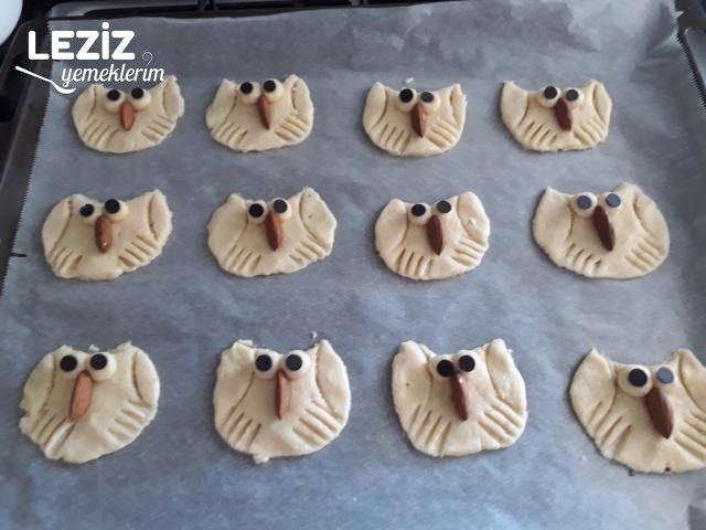 Baykuş Kurabiye(Bir Sepet Dolusu Baykuş Evimde)