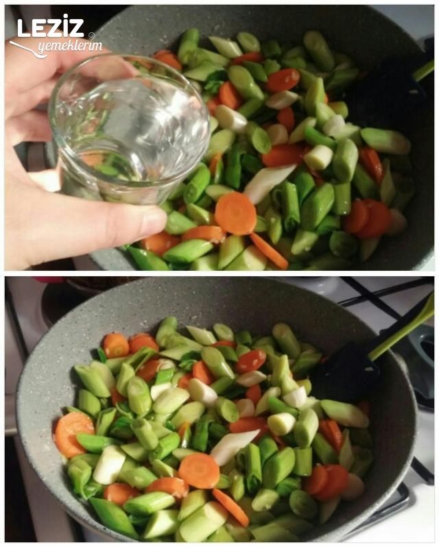 Zeytinyağlı Pırasa Yemeğinin Tarifi