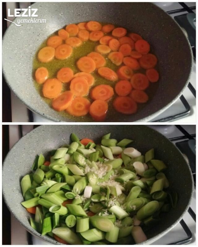 Zeytinyağlı Pırasa Yemeğinin Tarifi