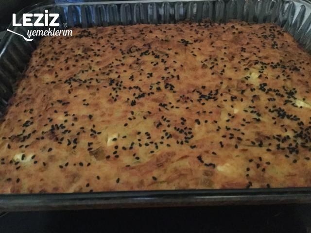 Fırında Peynirli Pırasa