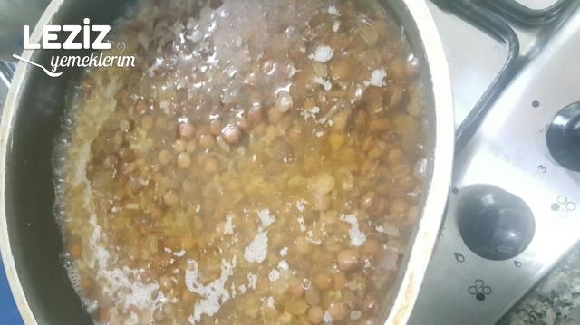 5 Dakikada Çok Pratik Mercimekli Bulgur Pilavı