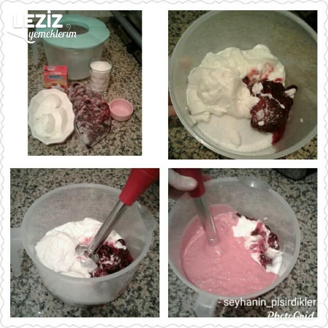Vişneli Dondurma Tarifi
