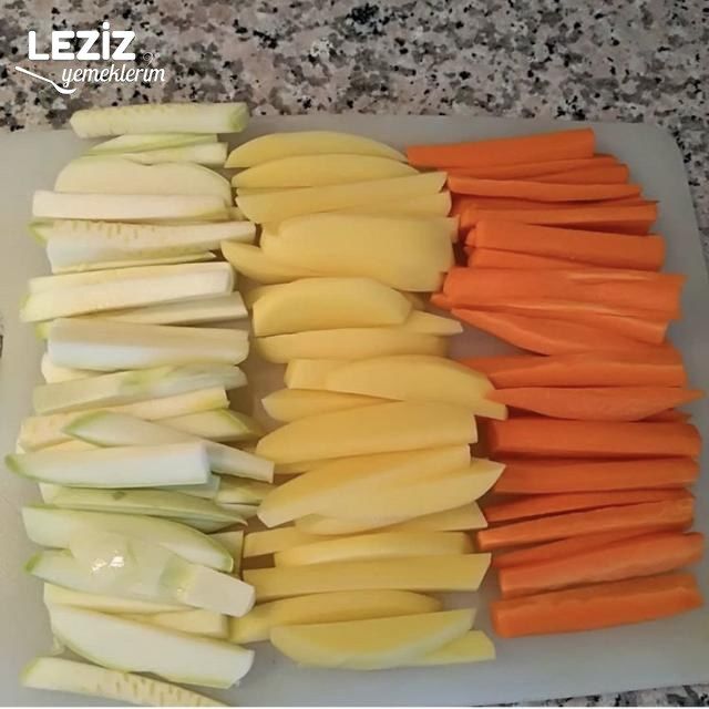 Fırında Karışık Sebze