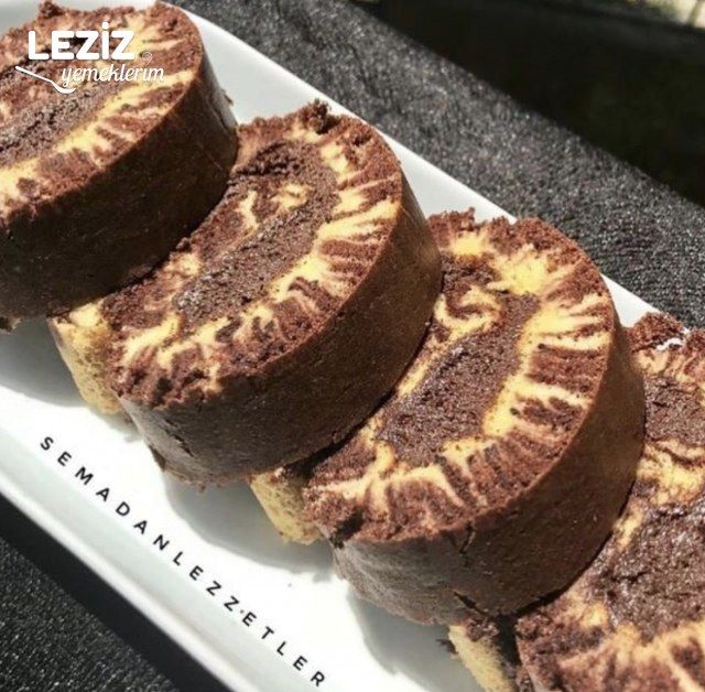Kasırga Kek (Kasırga Güneş Rulo Pasta) Leziz Yemeklerim