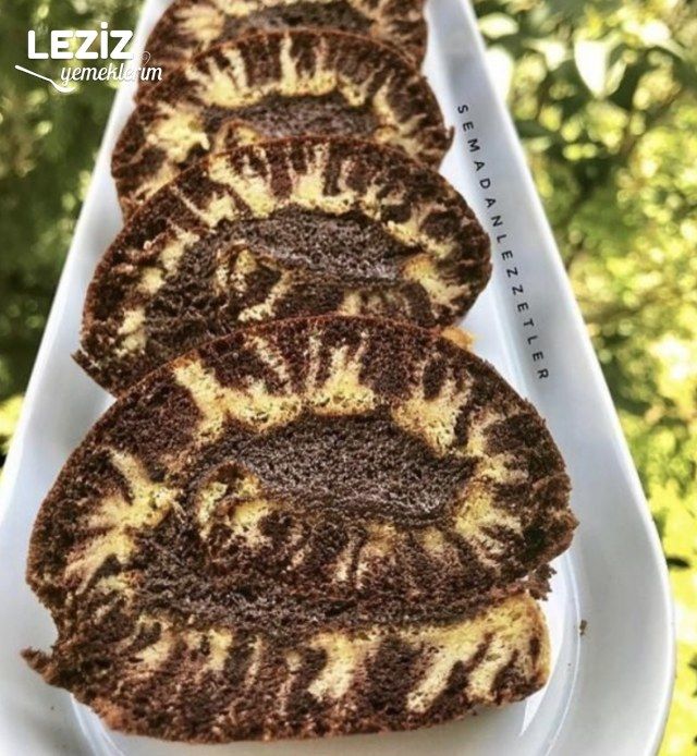 Kasırga Kek (Kasırga Güneş Rulo Pasta) Leziz Yemeklerim