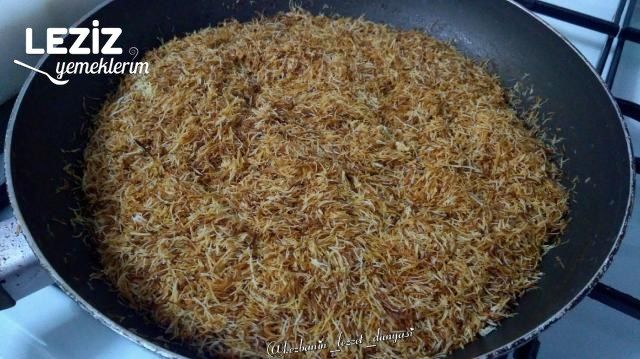 Muhallebili Çıtır Kadayıf Yapımı