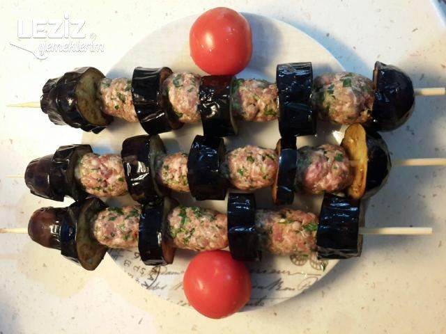 Çöp Şişte Patlıcan Kebabı