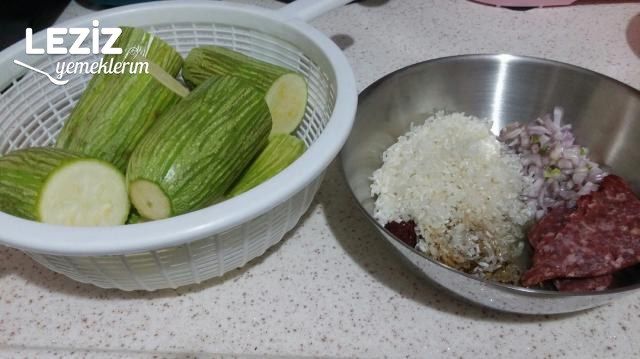 Etli Kabak Dolması Tarifi