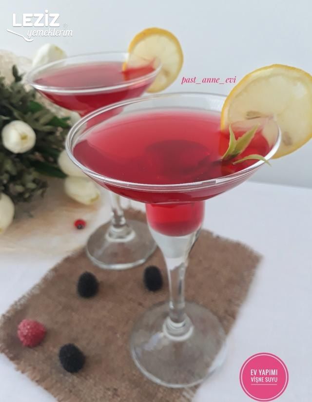 Evde Vişne Suyu Nasıl Yapılır