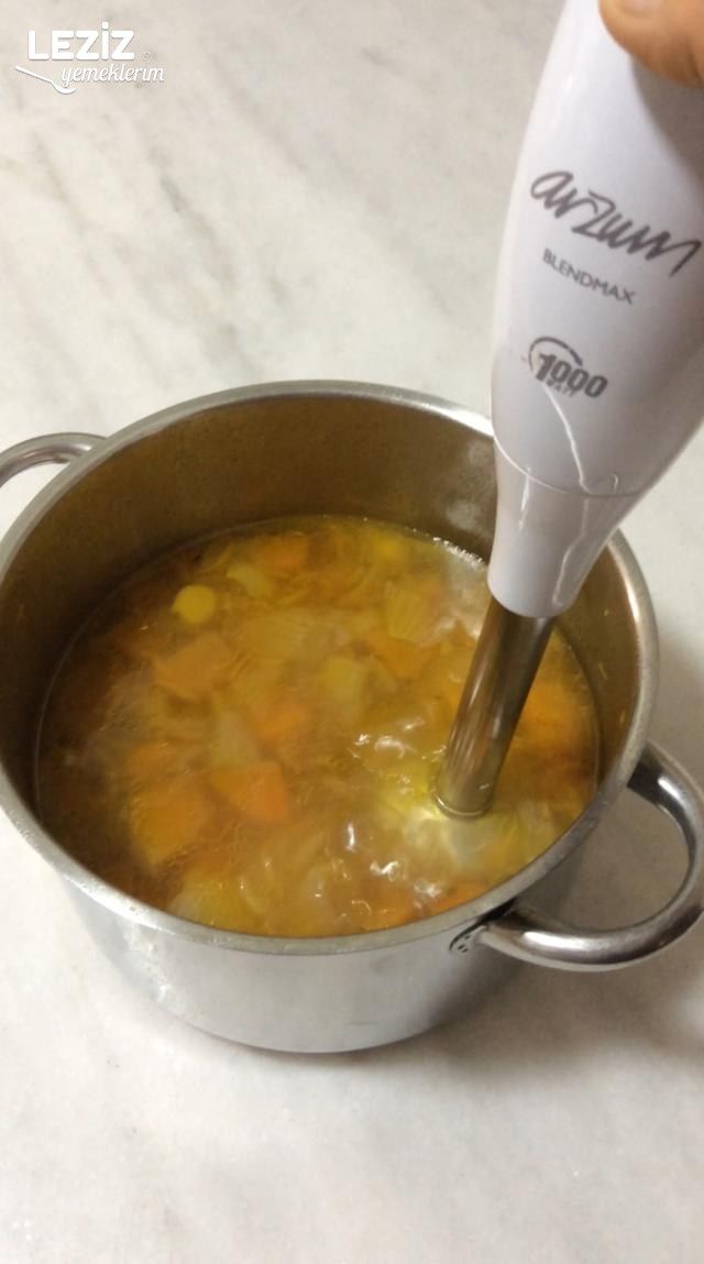 Balkabağı Çorbası Yapılışı