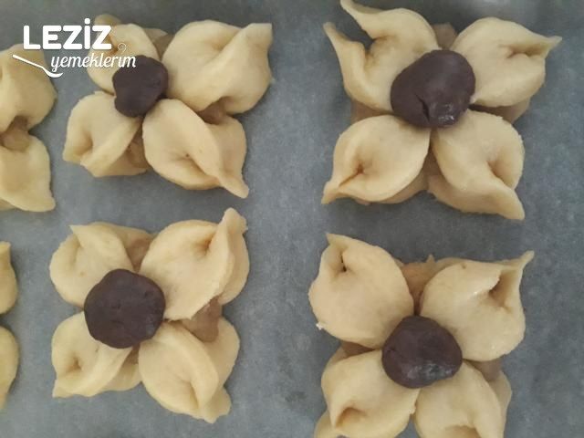 Elmalı Çiçek Kurabiye